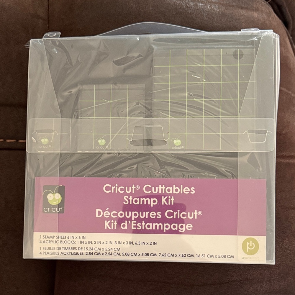 Cricut Cutables Stamp Kit with Green Grid for easy placement